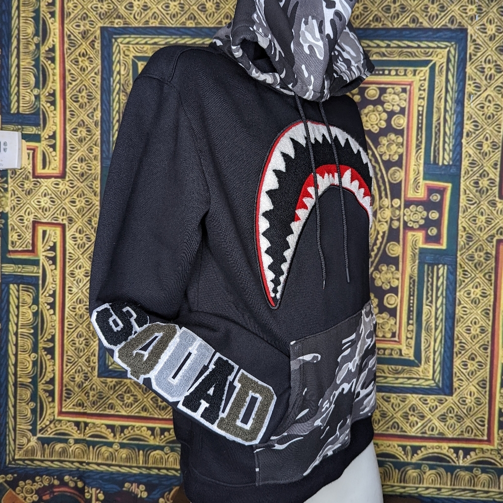 Hudson Outerwear TIGER SHARK MOUTH HOODY MEN'S HOODIE - Picture 2 of 6